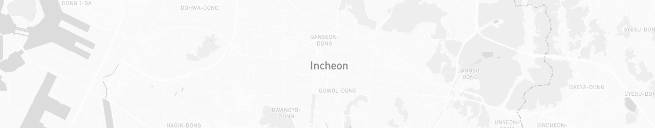Mappa di Incheon