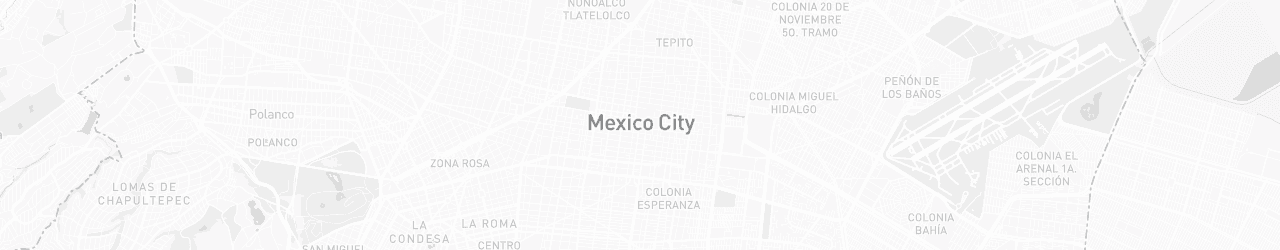 Mappa di Città del Messico