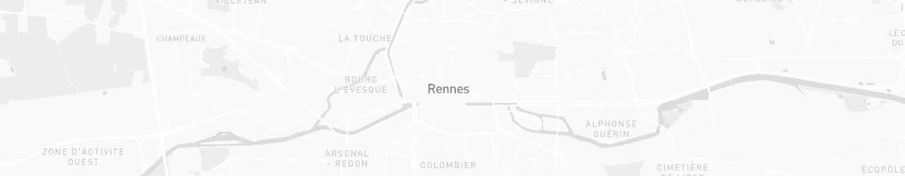 Mappa di Rennes
