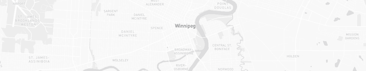 Mappa di Winnipeg