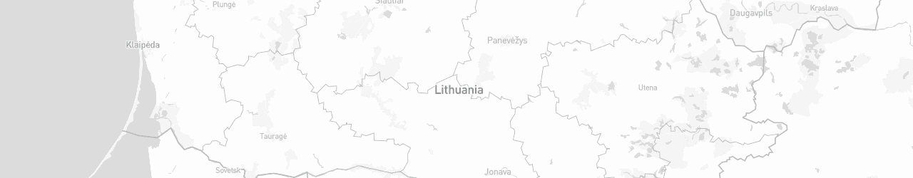 Mappa di Lituania